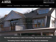 Tablet Screenshot of apexcarpentryllc.com